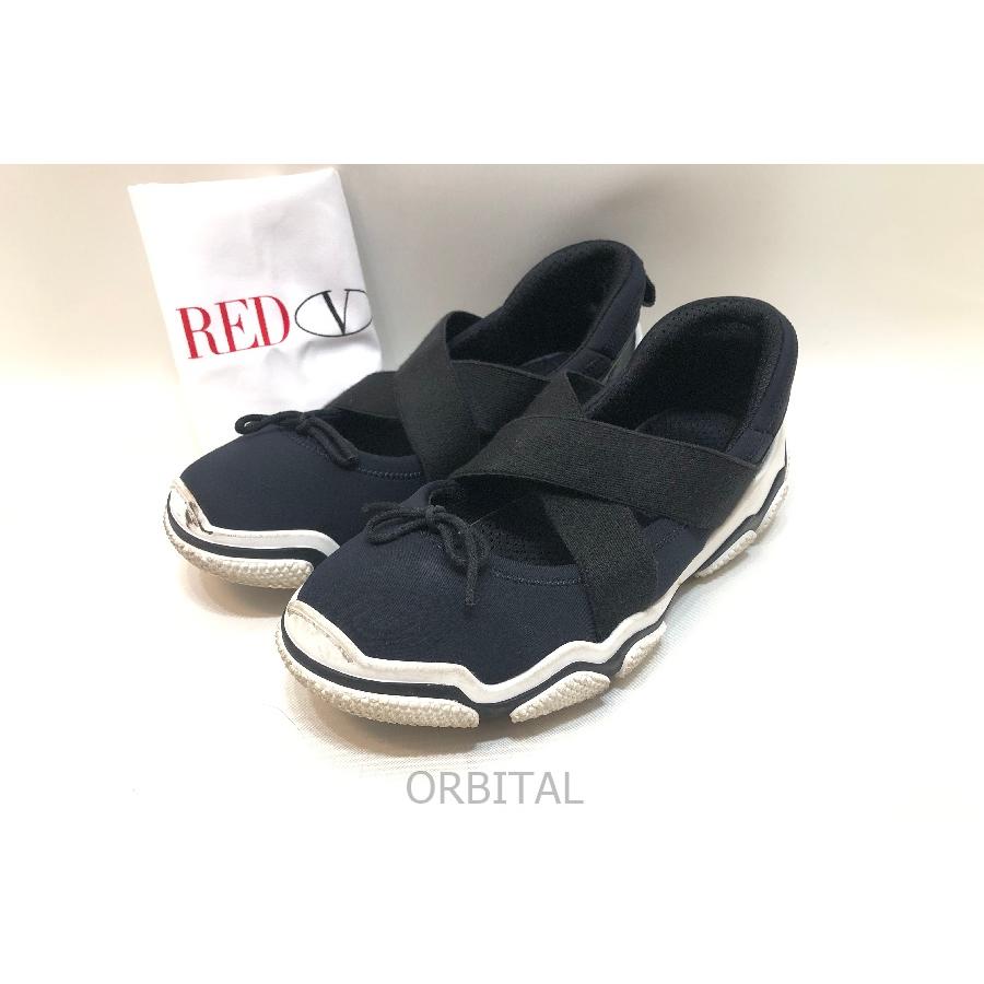 経堂) レッドヴァレンティノ Red Valentino バレエスニーカー Q2S0C00 