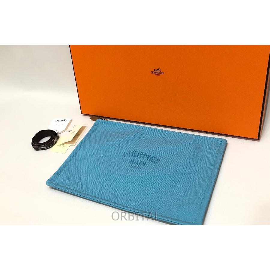 HERMES（エルメス） 経堂) ヨッティングフラットポーチGM H102501M