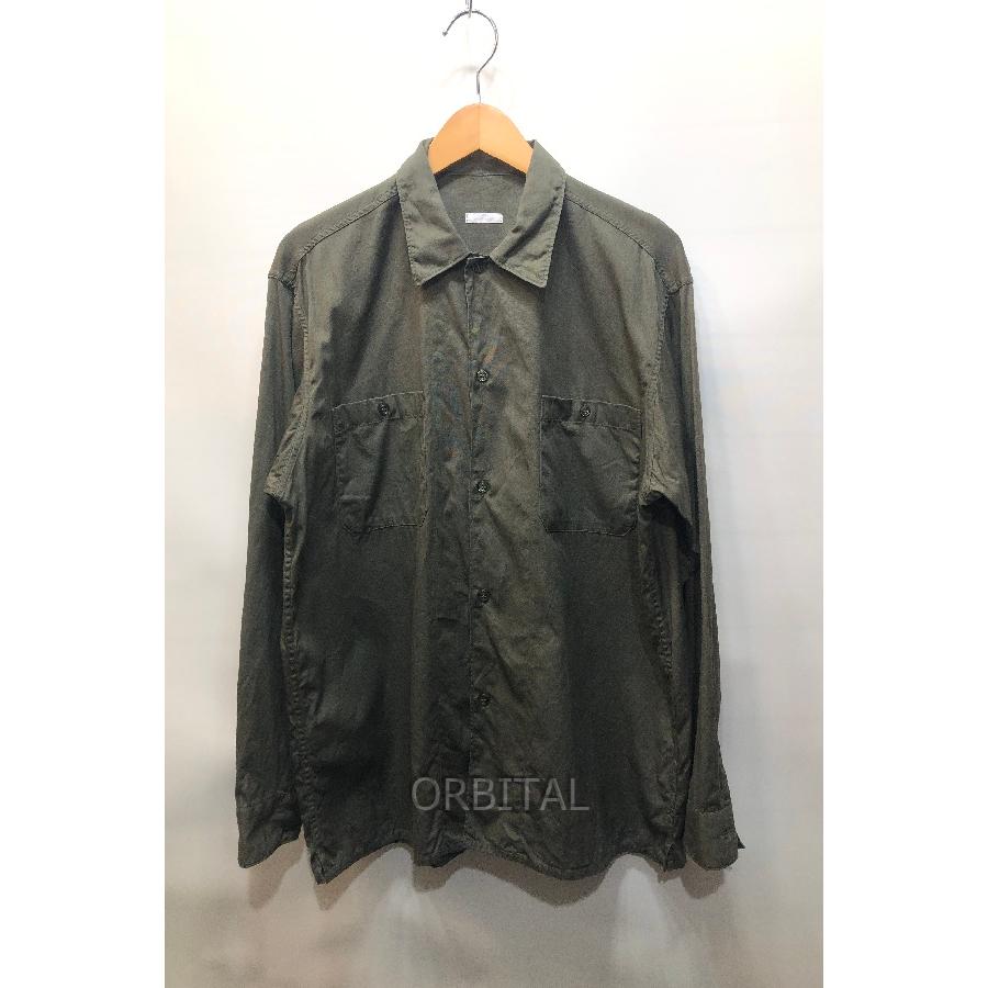 COMOLI（コモリ） 経堂) オープンカラーシャツ 18AW コットンシャツ