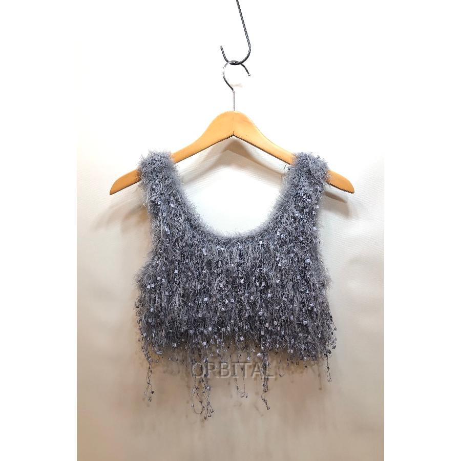 経堂) TODAYFUL トゥデイフル 25SS Fringe Knit Bustier フリンジ
