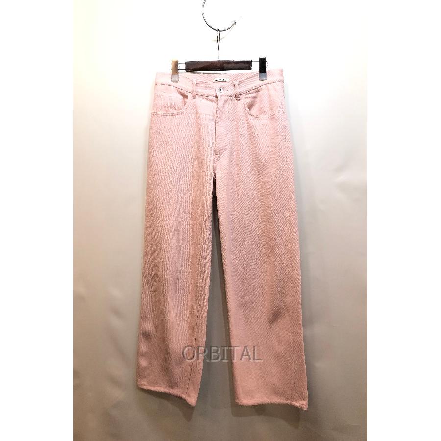 AURALEE（オーラリー） 経堂) AURALEE 26SS SILK NEP DENIM 5Pワイド