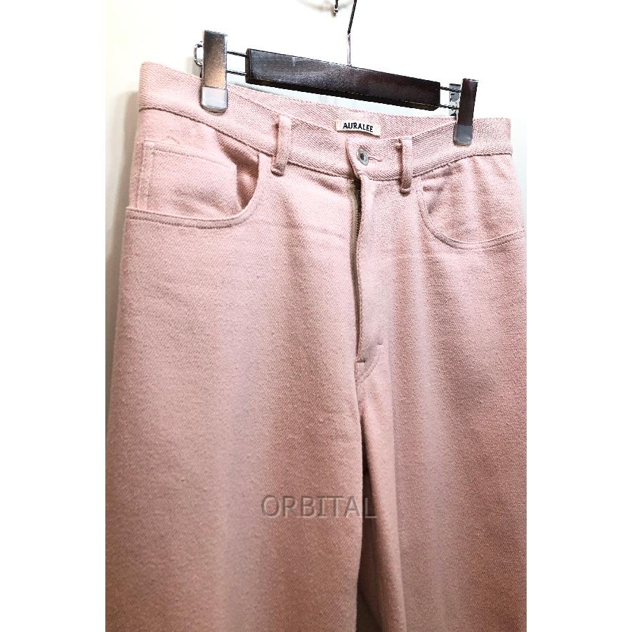 AURALEE（オーラリー） 経堂) AURALEE 26SS SILK NEP DENIM 5Pワイド
