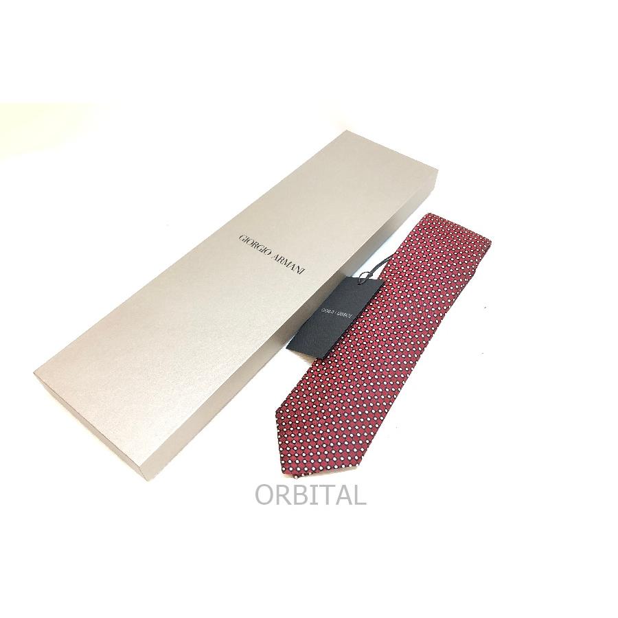 美品 未使用 GIORGIO ARMANI ネクタイ アルマーニ タグ付き 未使用タグ