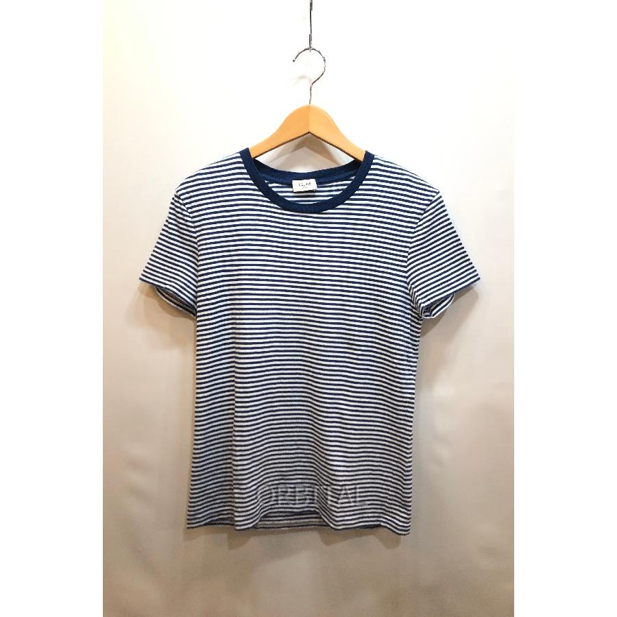 新品　CELINE ボーダー Tシャツ XS エディ期 CELINE（セリーヌ） 経堂) コットン ボーダー Tシャツ カットソー
