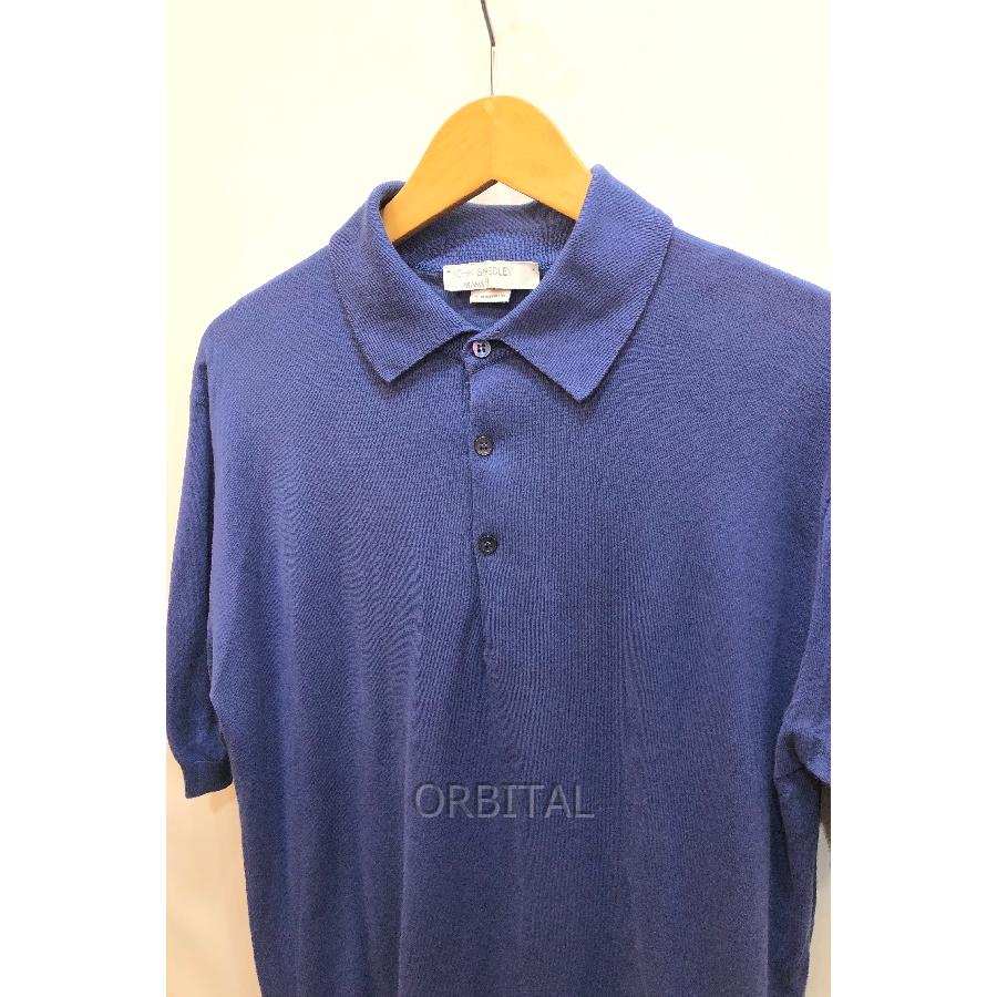 ジョンスメドレー　ビームスF ニット　ポロシャツ　コットン　Mサイズ　グレー JOHN SMEDLEY（ジョンスメドレー） 経堂) ビームスF BEAMS F