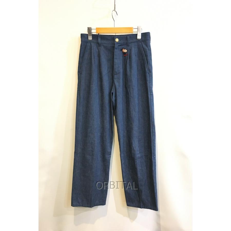 二子玉) GUCCI グッチ 未使用 20SS ツータックワイドデニムパンツ