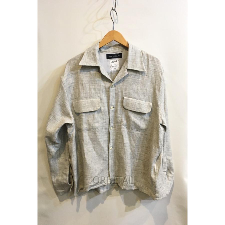 MADISONBLUE 黒 長袖シャツ 02 麻　リネン B.D. SH MNS BROAD | SHIRT/BLOUSE | MADISONBLUE