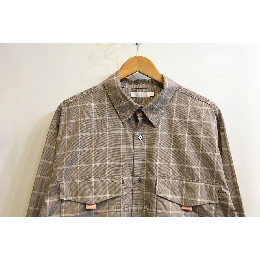 rotol ロトル フラップチェックシャツ ボックスシルエット 1LDK取扱 rotol ロトル フラップチェックシャツ ボックスシルエット 1LDK