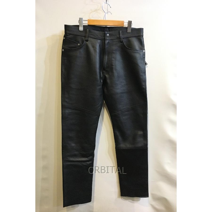 ジャーナルスタンダード 5P バッファローレザーパンツ ブラック Lサイズ JOURNAL STANDARD（ジャーナルスタンダード）の「バッファローレザー