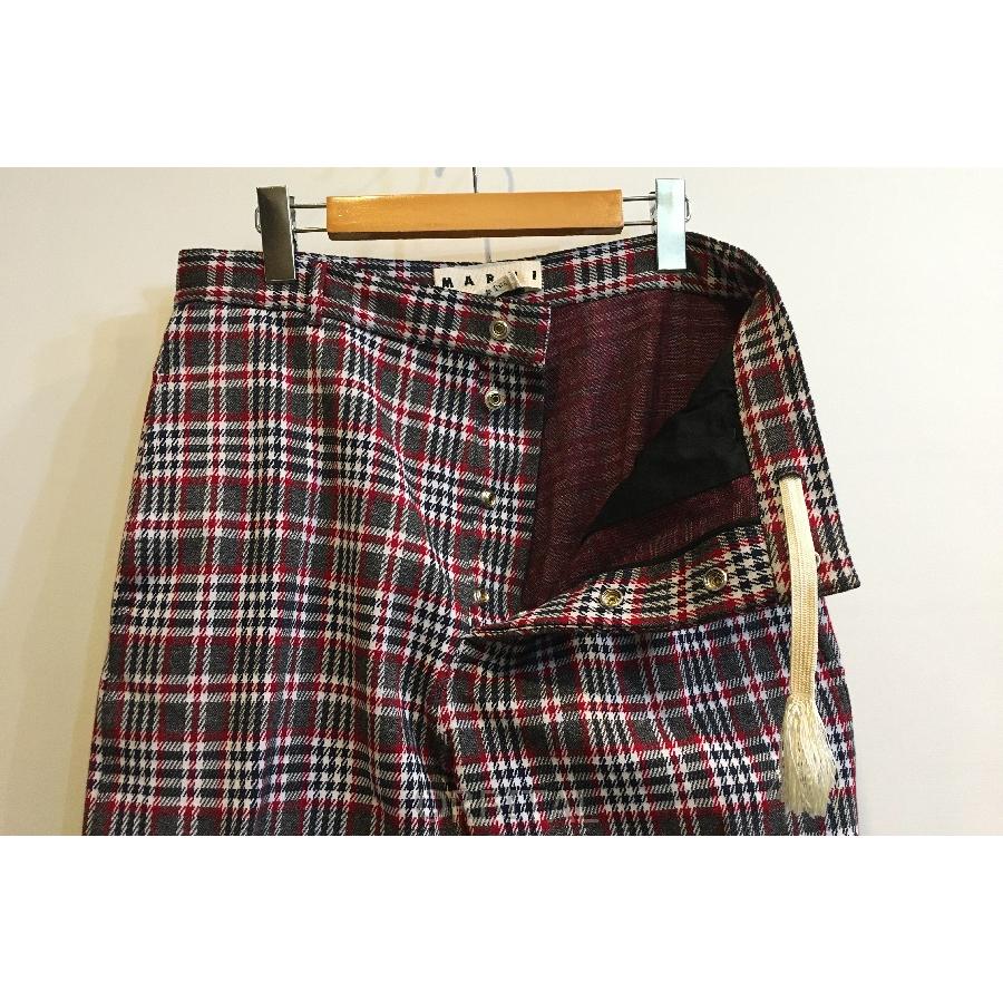 MARNI マルニチェックパンツ20AW