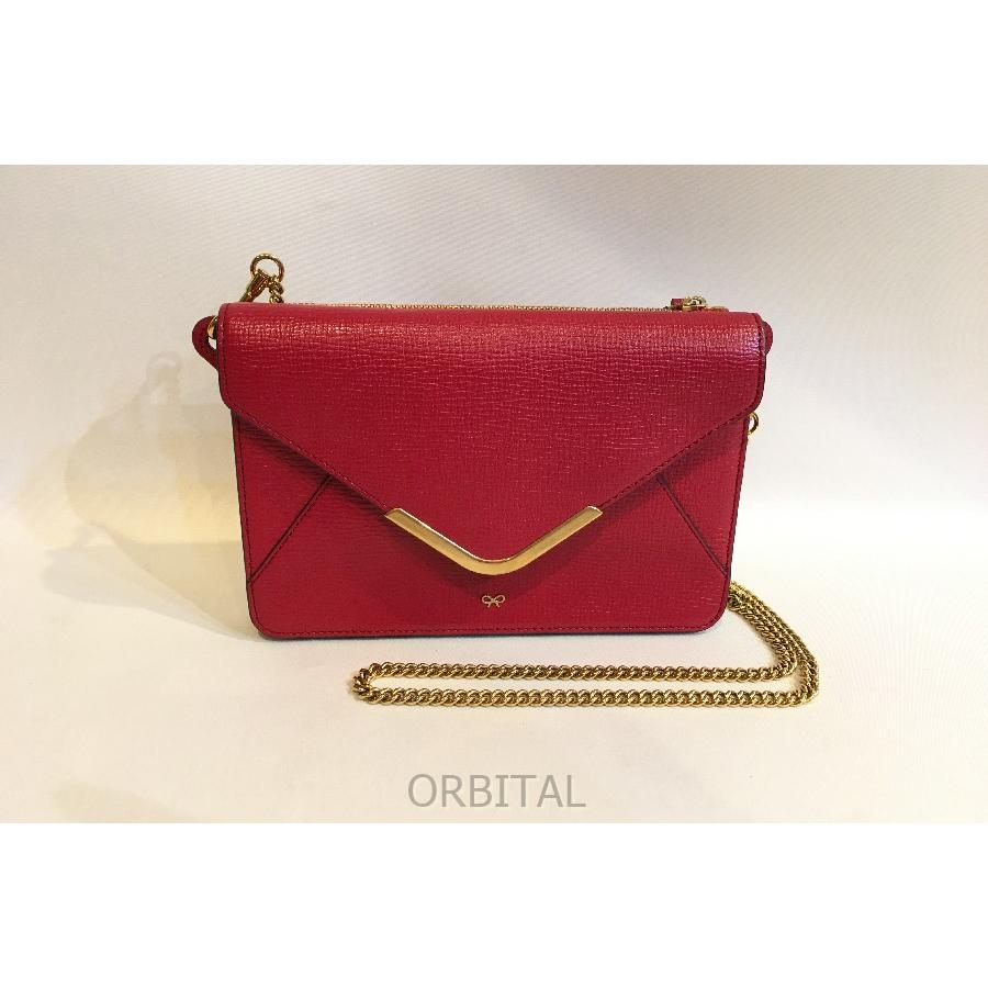 二子玉)ANYA HINDMARCH アニヤハインドマーチ POSTBOX ポストボックス 