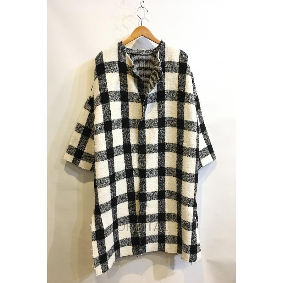 二子玉)Demi-Luxe BEAMS デミルクスビームス ボリュームチェックコート 