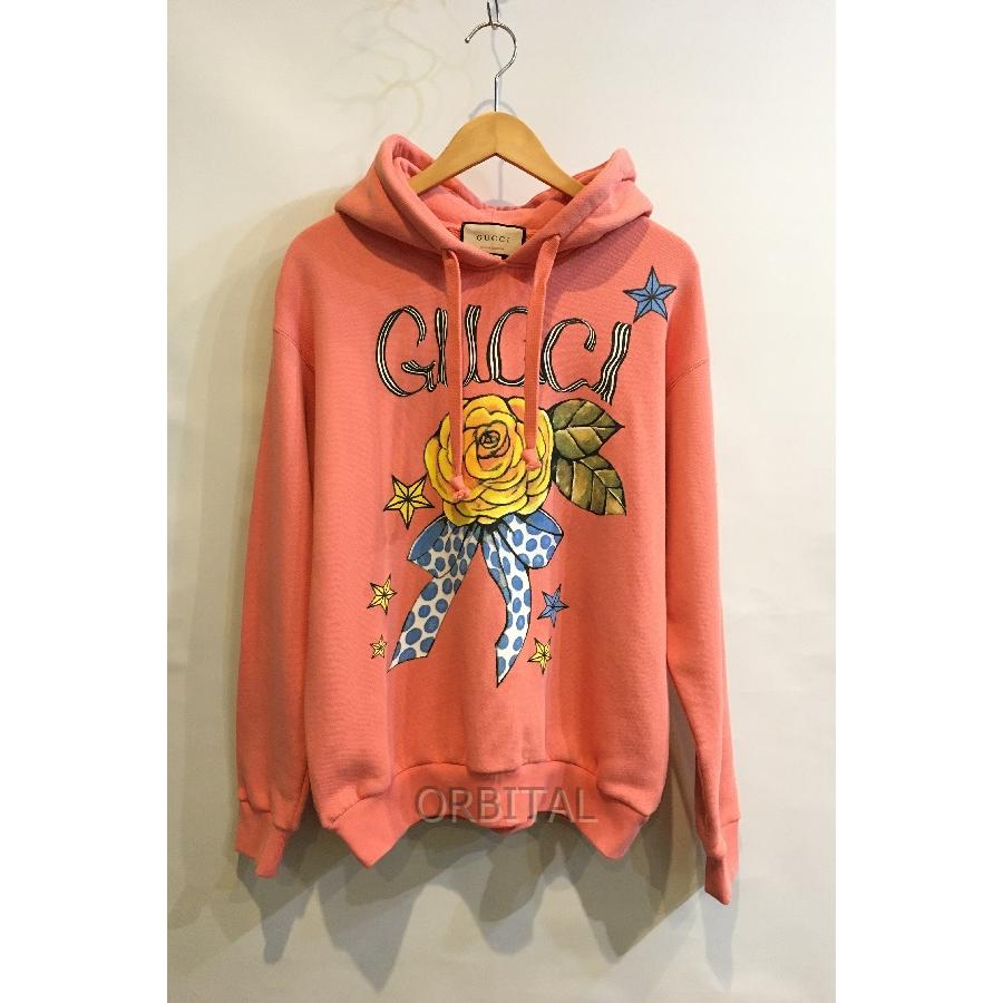 GUCCI 花柄 フード付きパーカー GUCCI 花柄 フード付きパーカー