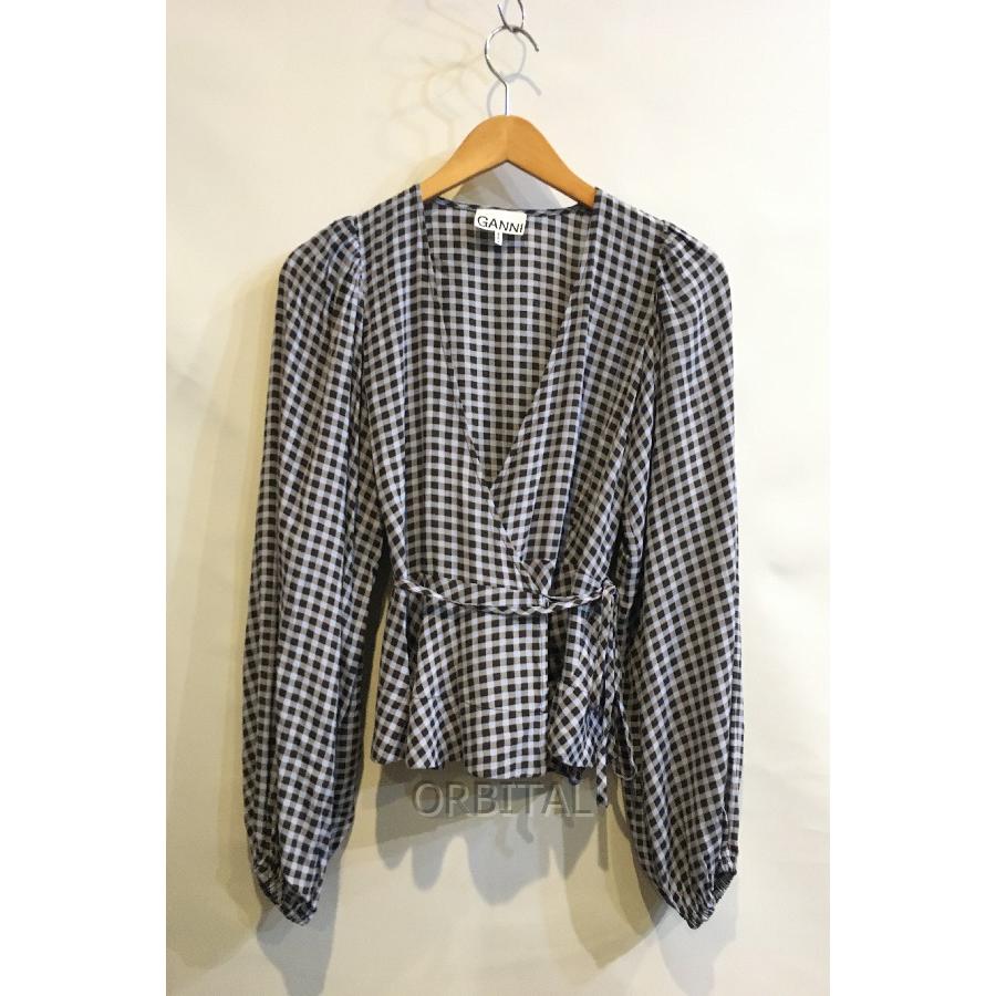 二子玉)Ganni ガニー ギンガムチェックカシュクールブラウス ボリュームスリーブ 定価26,400円 レディース 34 ビームス 美品  :nkt-2303033305-ls-037224467:サイクルパラダイス ウェブストア - 通販 - Yahoo!ショッピング