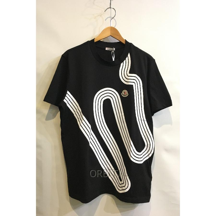 二子玉)MONCLER モンクレール 22SS 未使用 半袖Tシャツ ウェーブライン 