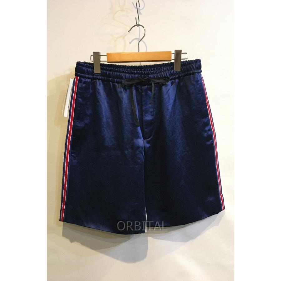 二子玉)GUCCI グッチ 未使用 GGスターサテンショーツ ハーフパンツ 