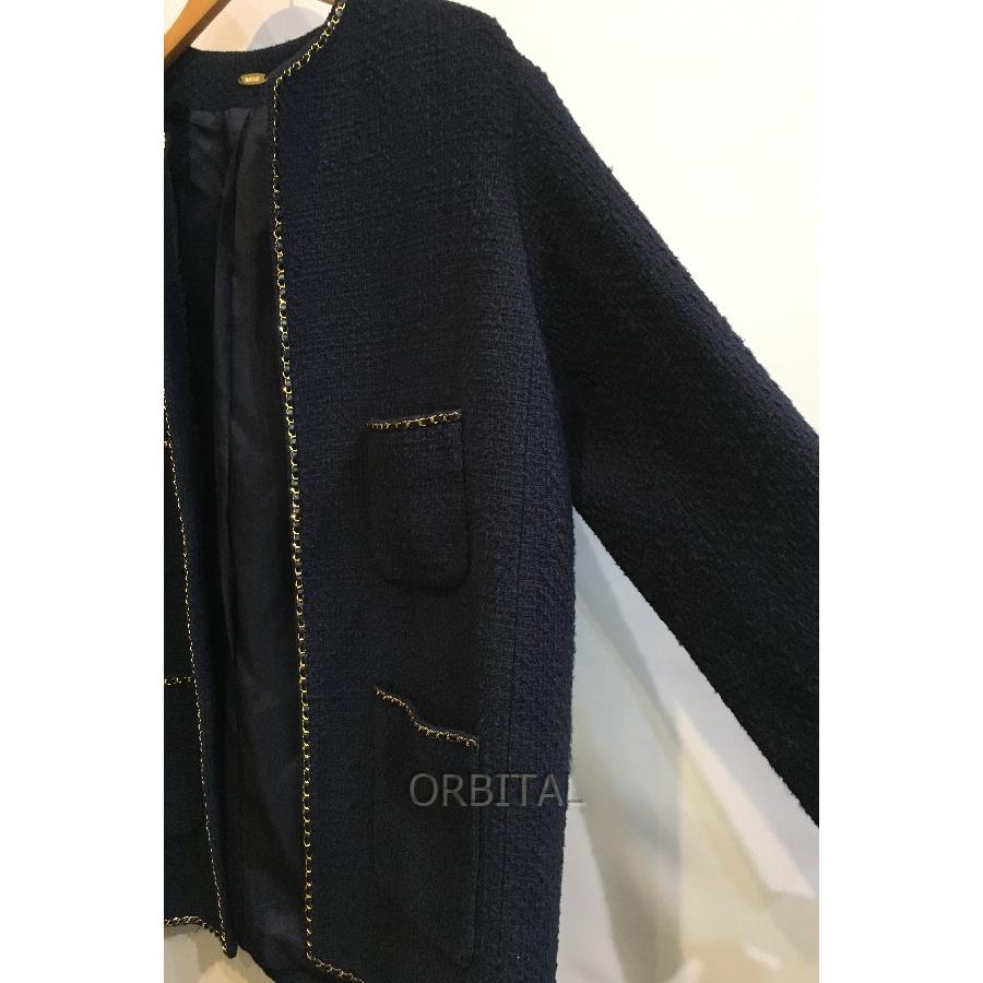 お買い得モデル ジャケット 新品[Deuxieme ツイード Classe]*Chain