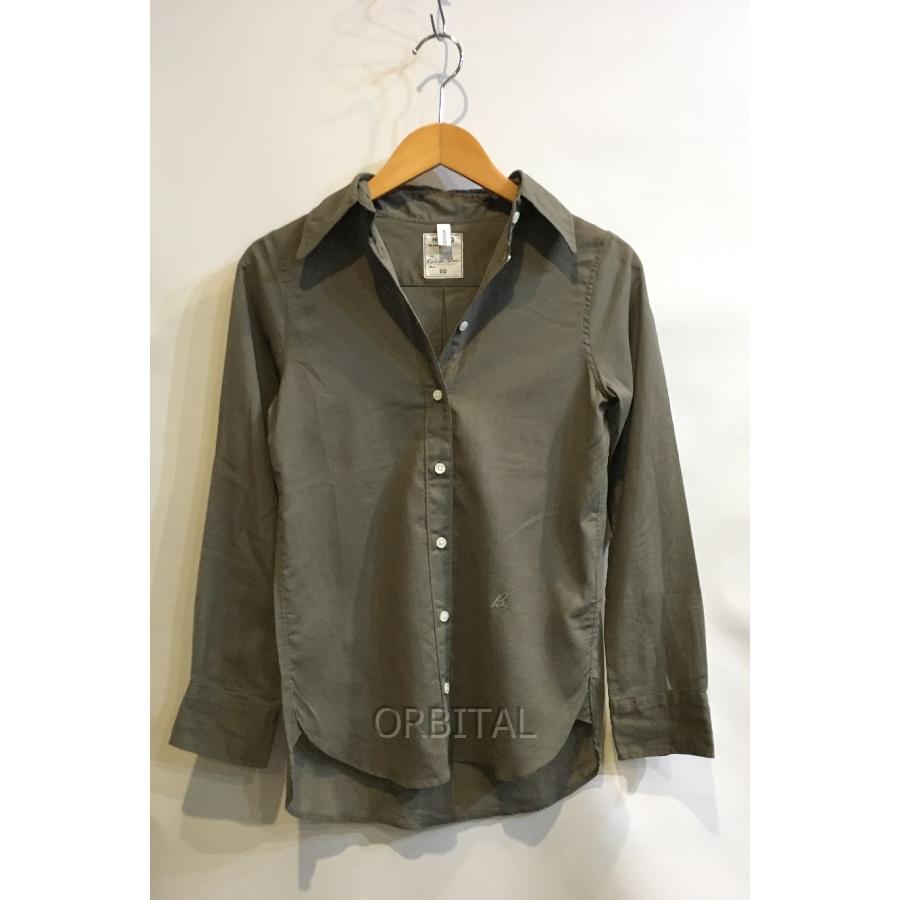 MADISONBLUE コットンシャツ カーキ 00 XS 二子玉)MADISONBLUE マディソンブルー MADAME SHIRT マダムシャツ