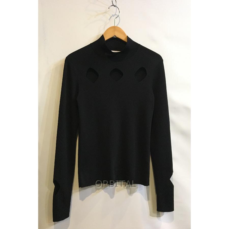 二子玉)LE CIEL BLEU ルシェルブルー High Gauge Square Hole Knit