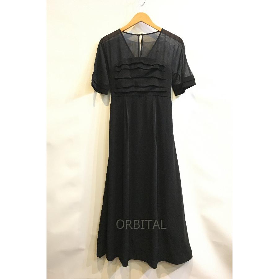 二子玉) リリーブラウン LILY BROWN 22SS シアータックドレス ブラック