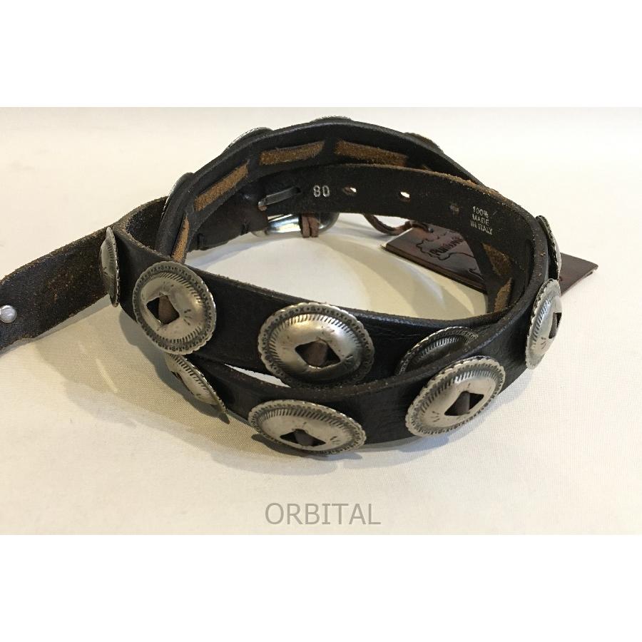 二子玉)プラージュ取 Puntovita プントヴィータ レザーコンチョベルト