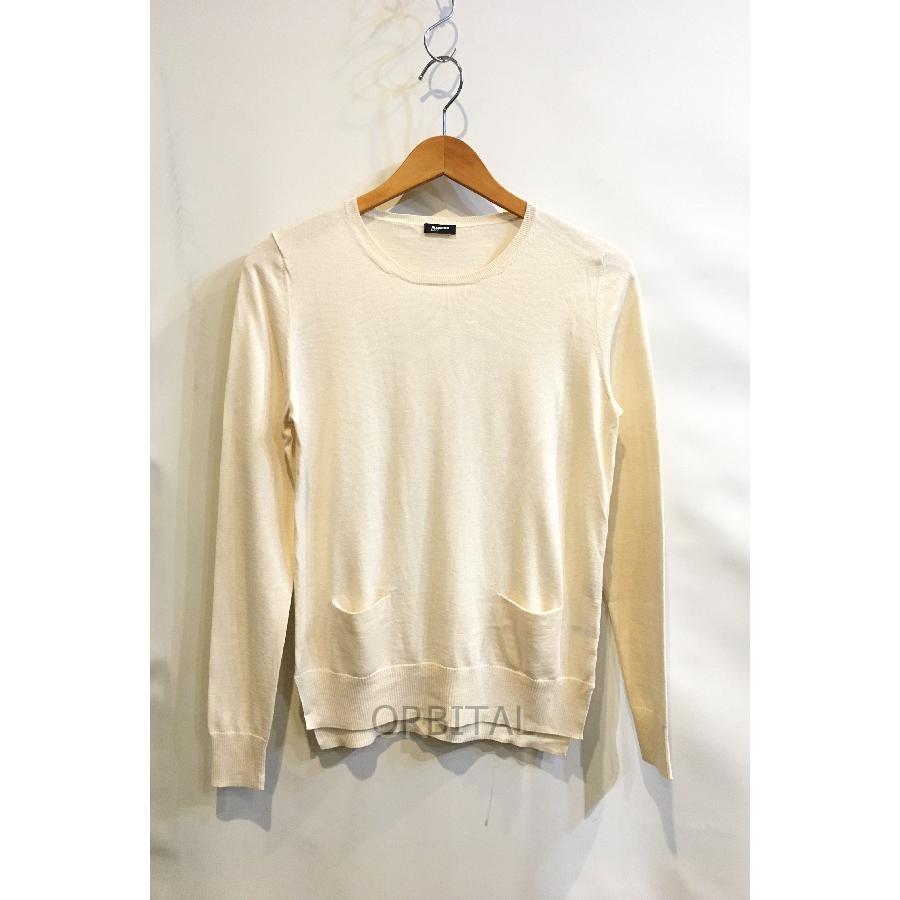 二子玉)ジル サンダーネイビー JIL SANDER NAVY シルクカシミヤクルー  