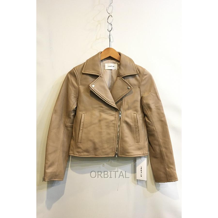 フレイアイディー　FRAY I.D　エコファーダブルライダースジャケット　羊革 FRAY I.D ラム革 ライダースジャケット フレイアイディー FRAY