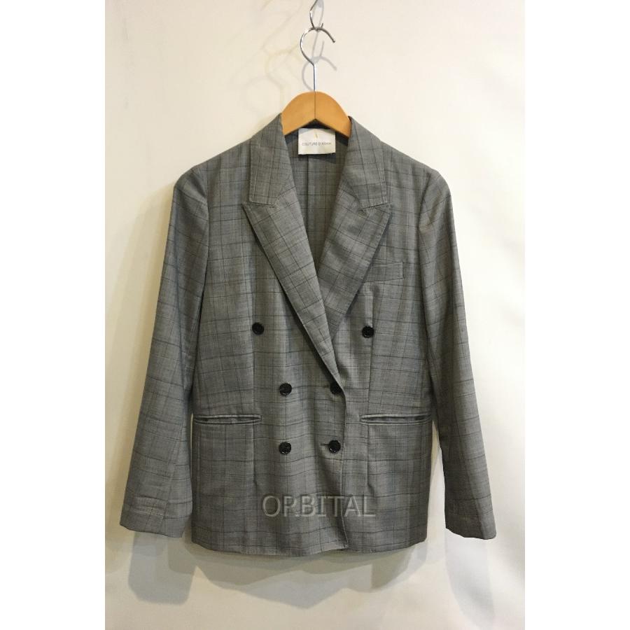 二子玉)COUTURE D'ADAM クチュールドアダム DOUBLE GLENCHECK 二子玉)COUTURE D'ADAM クチュールドアダム DOUBLE GLENCHECK