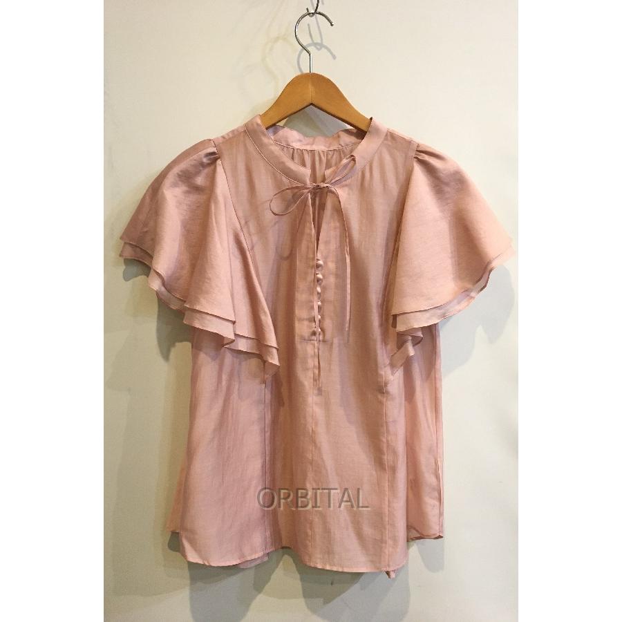二子玉)NOLLEY'S ノーリーズ 23SS シアーローンラッフルスリーブ