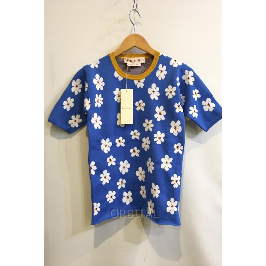 二子玉) MARNI マルニ 22SS 未使用 フラワーニットプルオーバー 二子玉) MARNI マルニ 22SS 未使用 フラワーニットプルオーバー