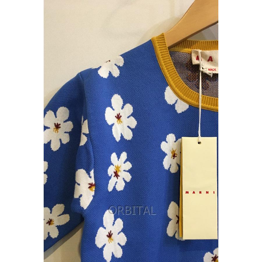 二子玉) MARNI マルニ 22SS 未使用 フラワーニットプルオーバー 二子玉) MARNI マルニ 22SS 未使用 フラワーニットプルオーバー