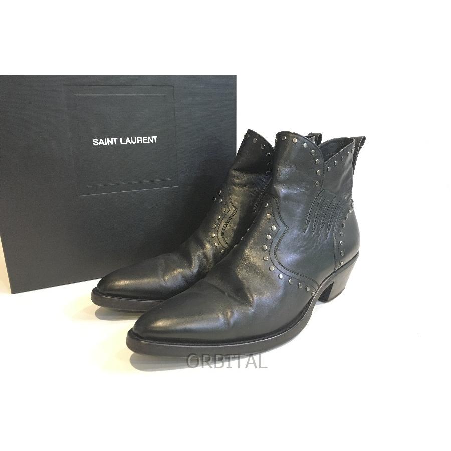 二子玉) SAINT LAURENT サンローランパリ ダコタ50 スタッズレザー