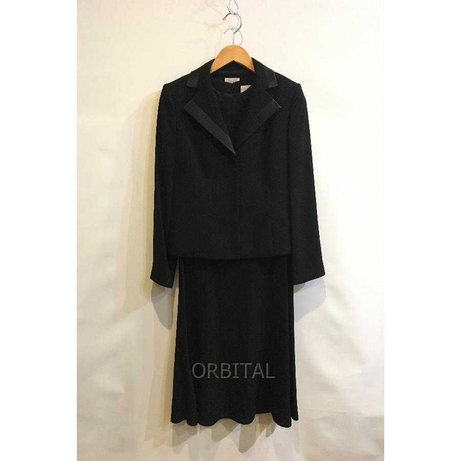 NINARICCI(ニナリッチ) ワンピーススーツ レディース美品  - 黒 ニナ リッチ NINA RICCI NINA RICCIブラックフォーマルスーツ