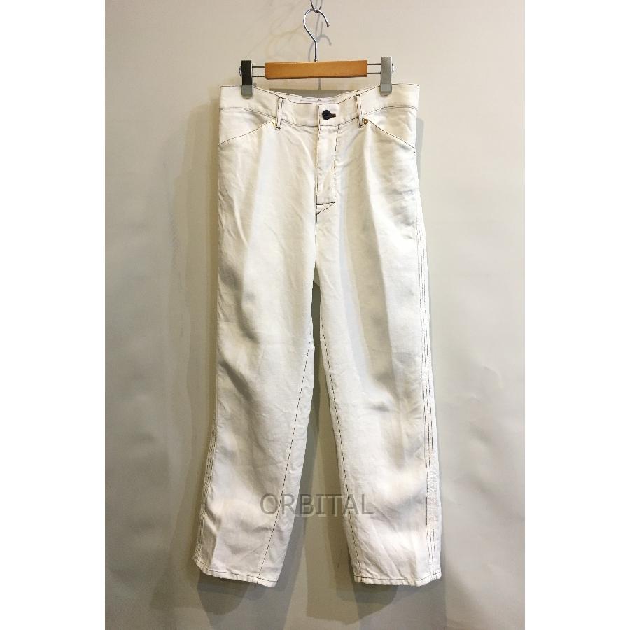 二子玉) オーバーコート OVERCOAT ステッチリネンパンツ スラックス