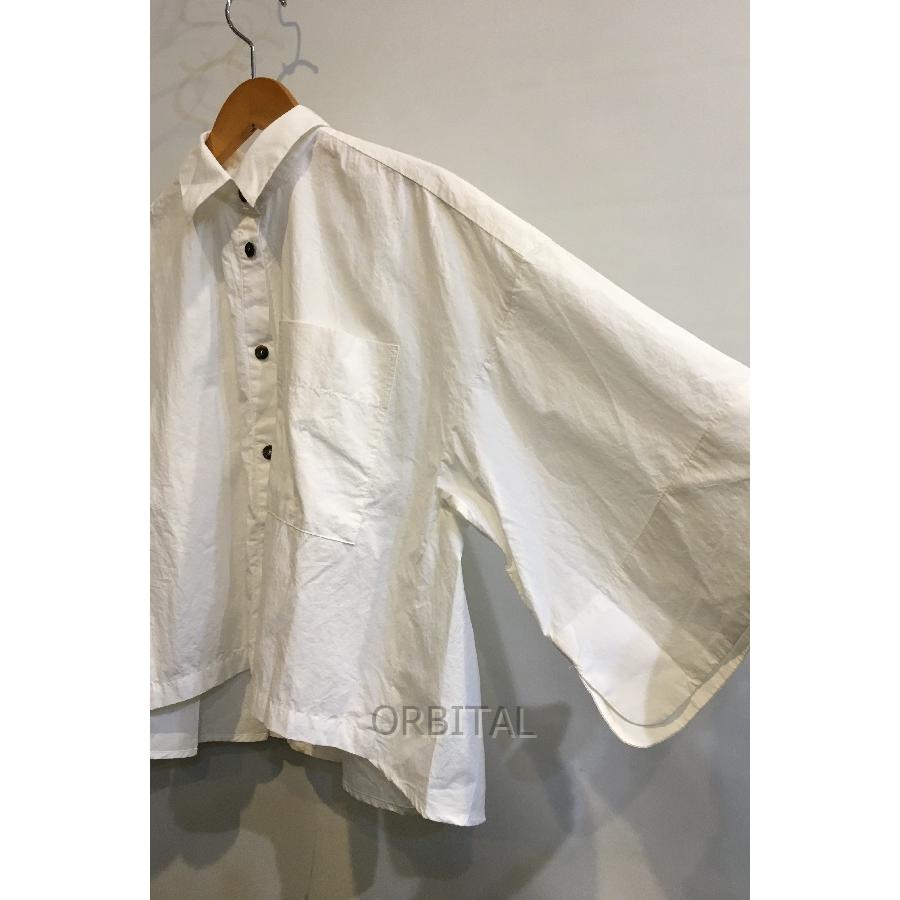 ⭐︎未使用ナゴンスタンス⭐︎完売サイロ天竺サークルスリーブTシャツ白 nagonstans(ナゴンスタンス)｜サイロ天竺 サークルスリーブT/SH