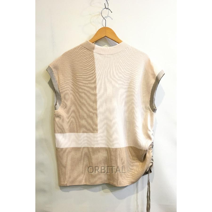 二子玉)DES PRES デプレ ウールポリエステル ビルドネックベスト 定価 