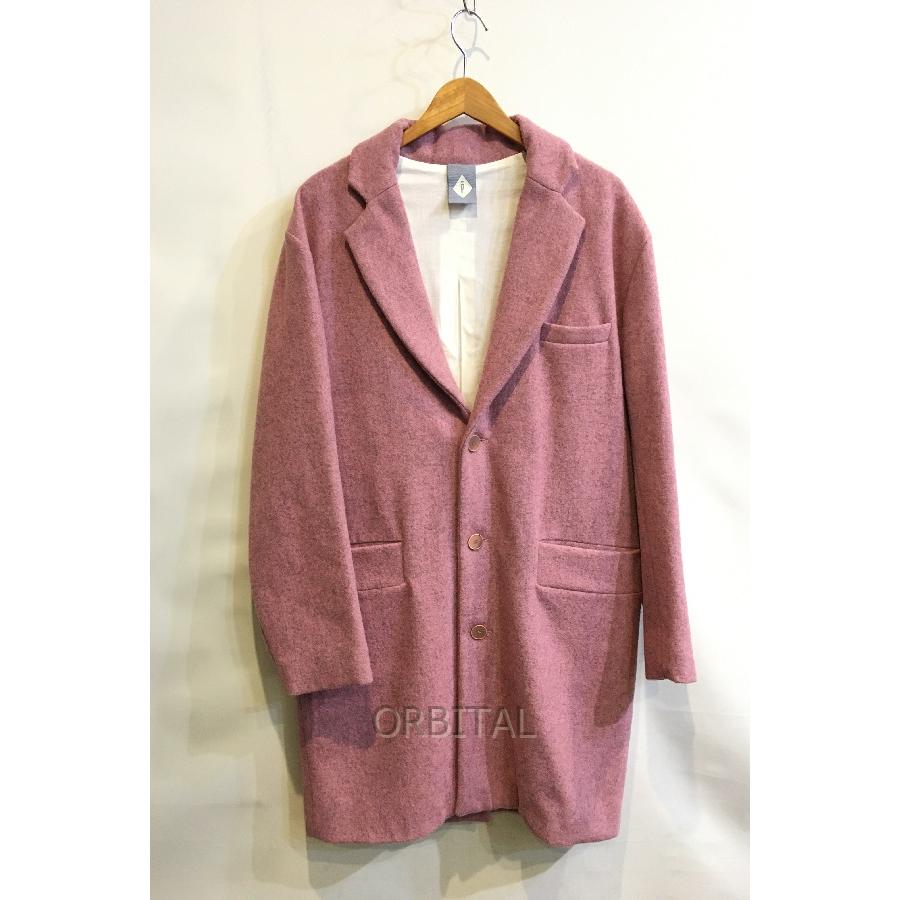 二子玉)PIGALLE ピガール ウールメルトンロングコート チェスター 