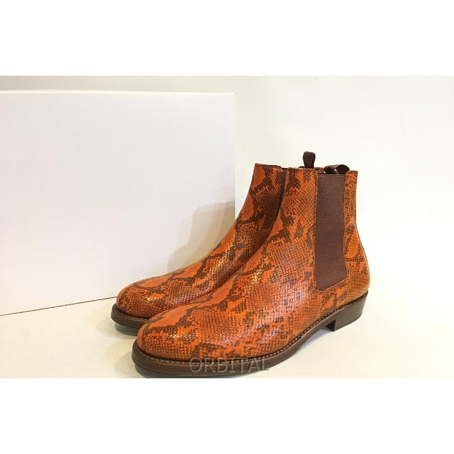 二子玉) UNUSED アンユーズド 未使用 python side gore boots パイソン 