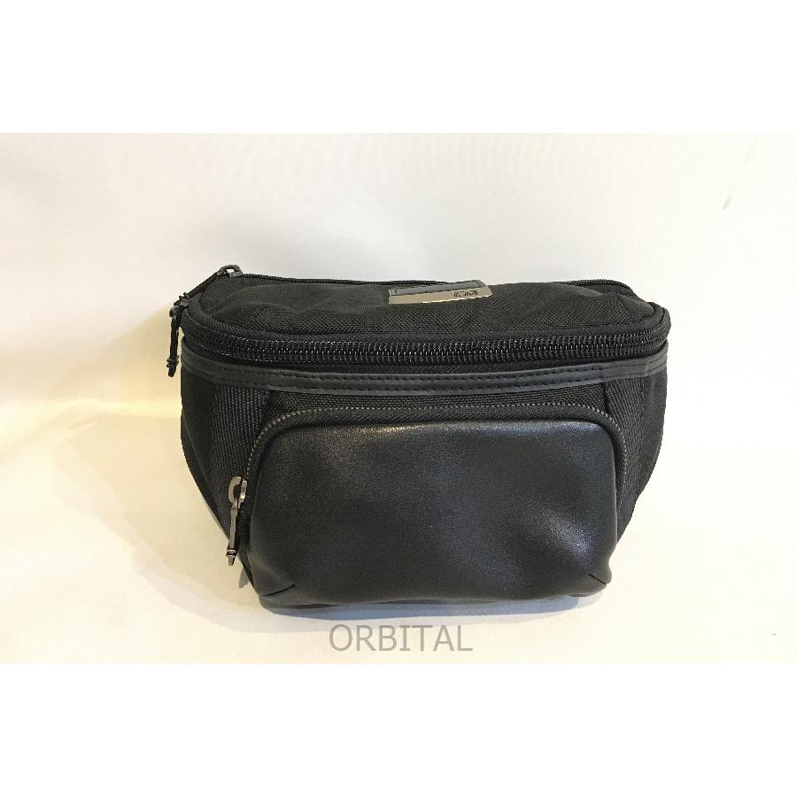 TUMI ALPHA BRAVO ボディバッグ ウエストバッグ黒 232401D 【公式通販】