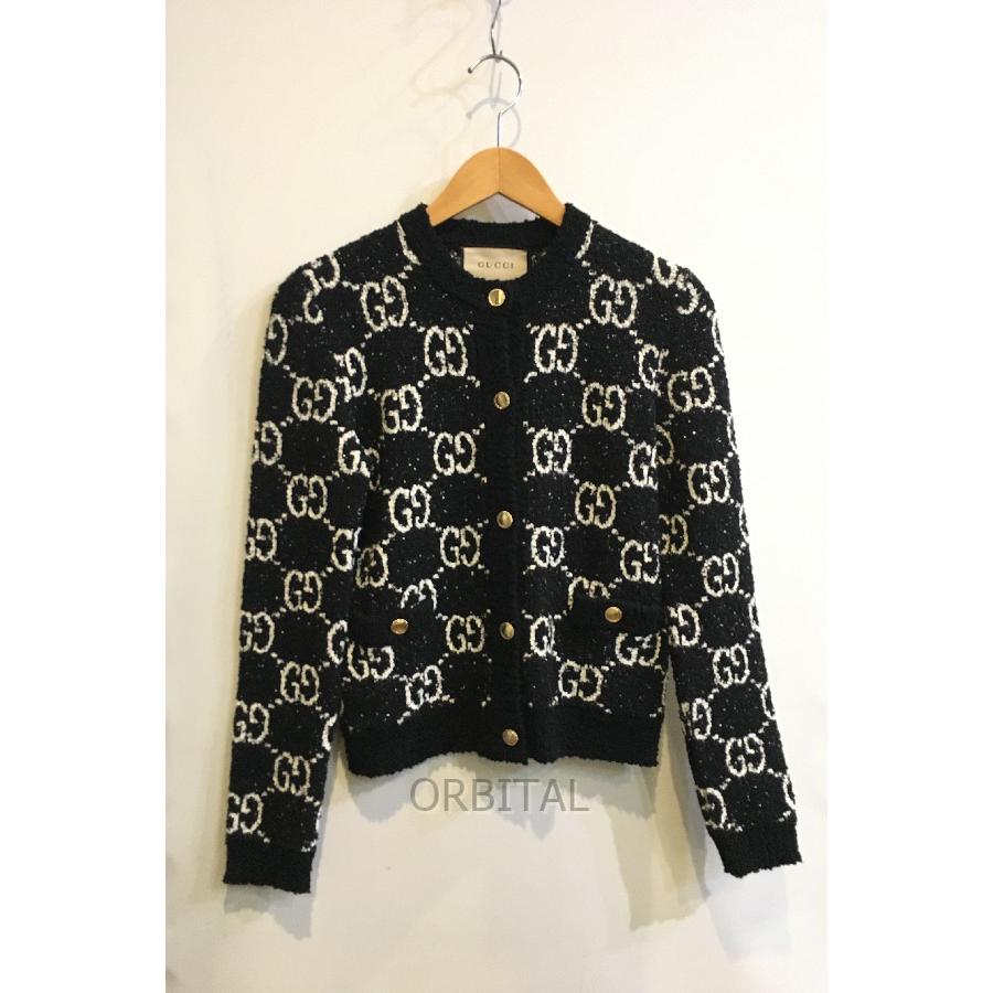 二子玉)GUCCI グッチ 23AW 未使用 GGジャカード カーディガン 定価 