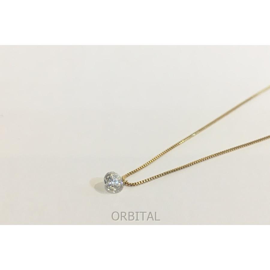 二子玉)GIGI ジジ Diamond necklace K18YG ダイヤモンドネックレス