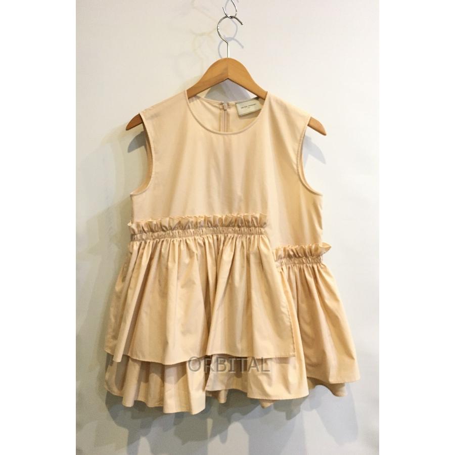 二子玉)UNITED ARROWS ユナイテッドアローズ 22SS ティアードギャザー 