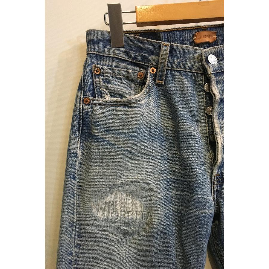 【B SIDES】ビーサイズ　LEVI'S 501 リメイクデニム 二子玉)B SIDES ビーサイズ リーバイス再構築デニムパンツ
