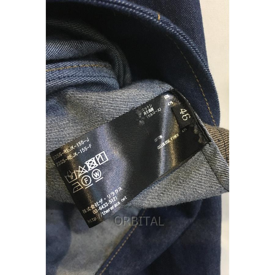 二子玉) THE RERACS ザリラクス 23SS JEAN JACKET 定価42,900円 二子玉) THE RERACS ザリラクス 23SS JEAN JACKET 定価42,900円