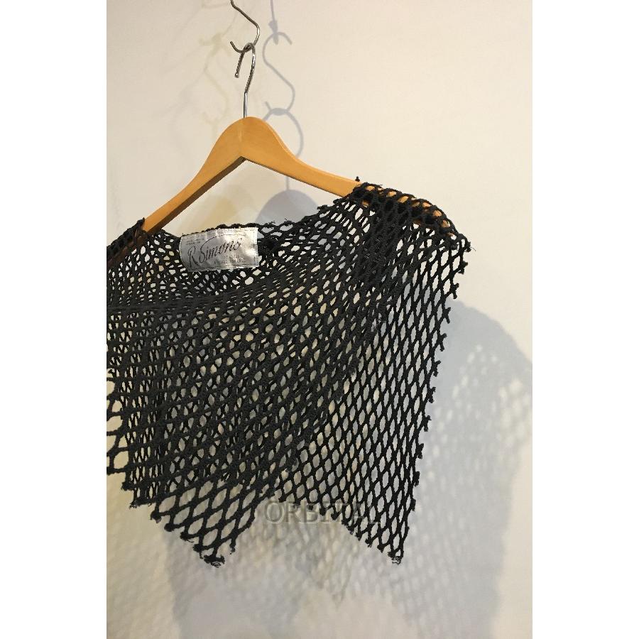 RAF SIMONS メッシュベスト サイズ46 二子玉) RAF SIMONS ラフシモンズ 22SS Shoulder piece in