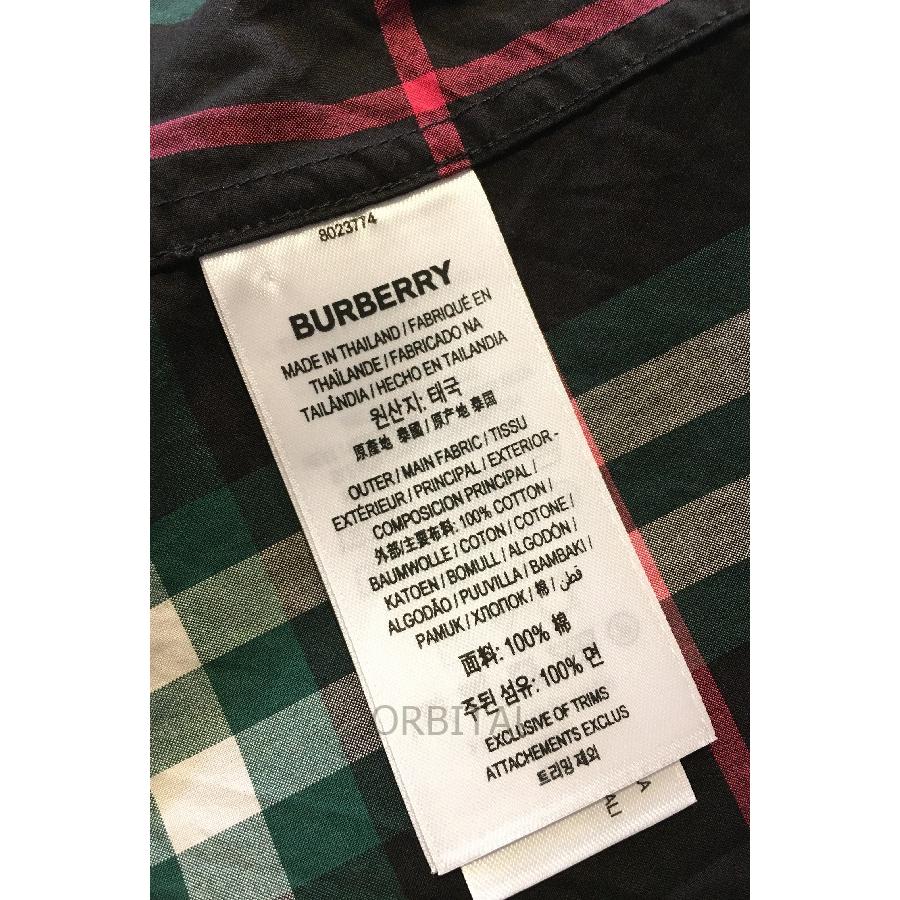 二子玉) BURBERRY バーバリー コットン チェック柄 ロング 二子玉) BURBERRY バーバリー コットン チェック柄 ロング