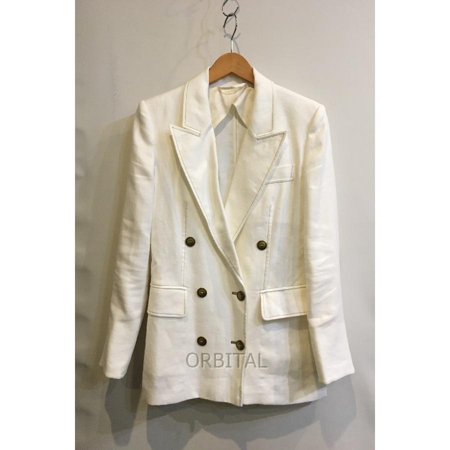 二子玉) MaxMara マックスマーラ 23SS リネンダブルブレストジャケット