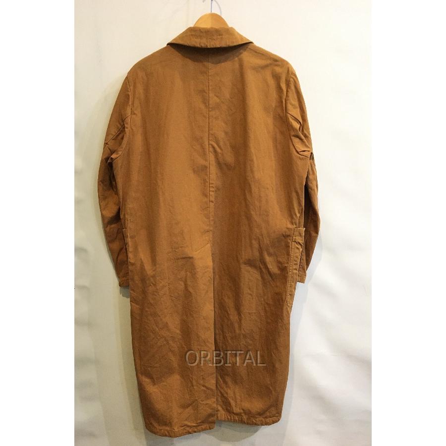 二子玉)YAECA WRITE  ヤエカライト LINEN OVER COAT コットンリネンオーバーコート 48501 ステンカラー ブラウン メンズ S｜cycleparadisestore｜09