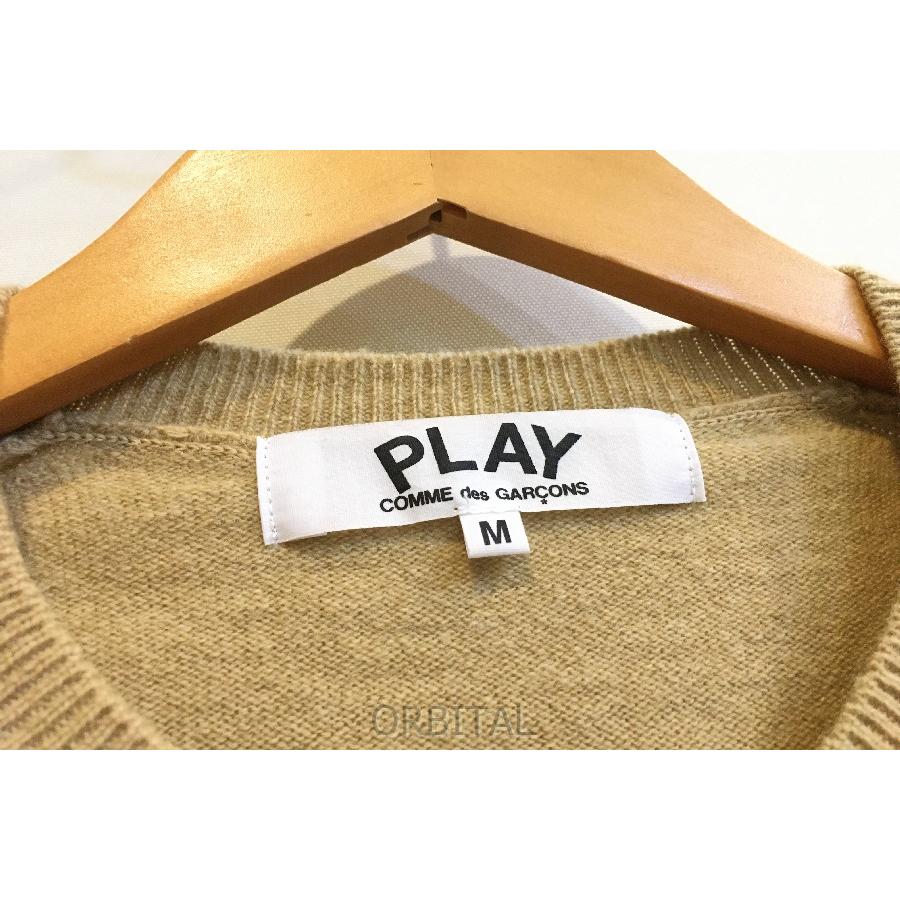 二子玉)PLAY COMME des GARCONS  プレイ コムデギャルソン AZ-N023 PLAY CARDIGAN BLACK HEART ウールカーディガン M AD2023/7｜cycleparadisestore｜06