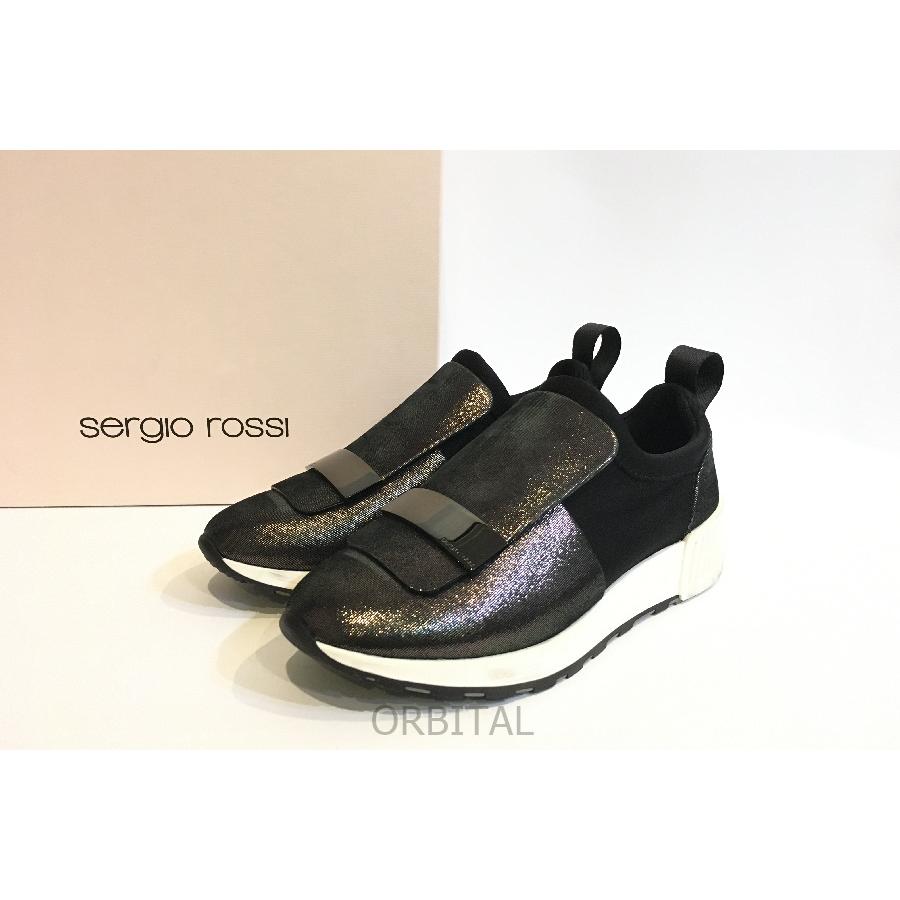 二子玉)Sergio Rossi セルジオロッシ SR1 RUNNING スリッポン 二子玉)Sergio Rossi セルジオロッシ SR1 RUNNING スリッポン